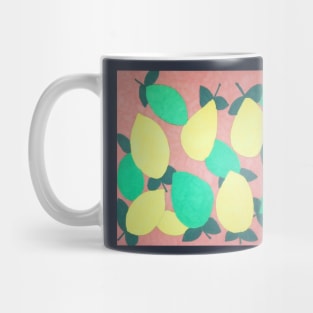 Citrus  Fresh Lemons and Limes Pattern Mug